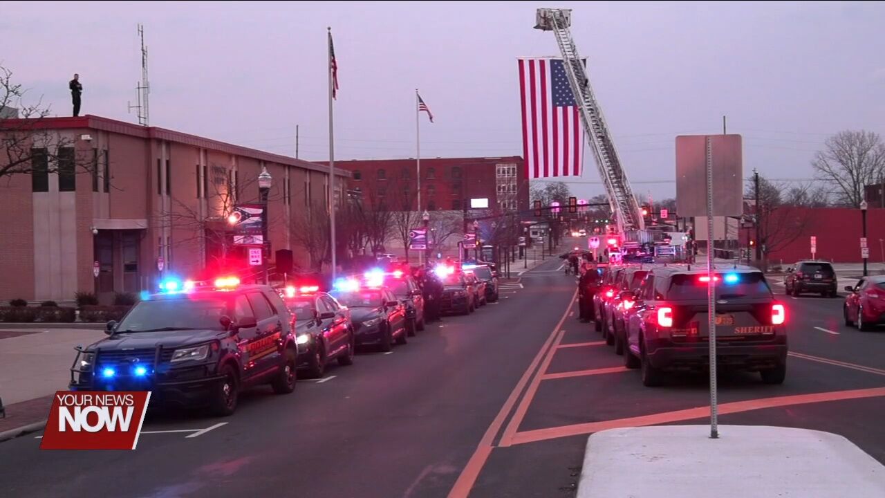 Lima Police Department Hosts Procession in Remembrance of K9 King